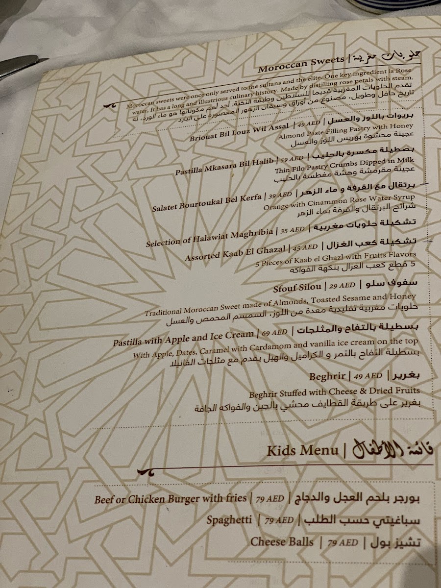 Menu - Itran Restaurant photo 2